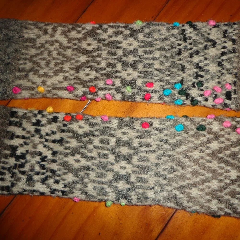 Anthropologie DYANI ARM WARMERS by Cecilia Prado Grey Multi Knit O/S